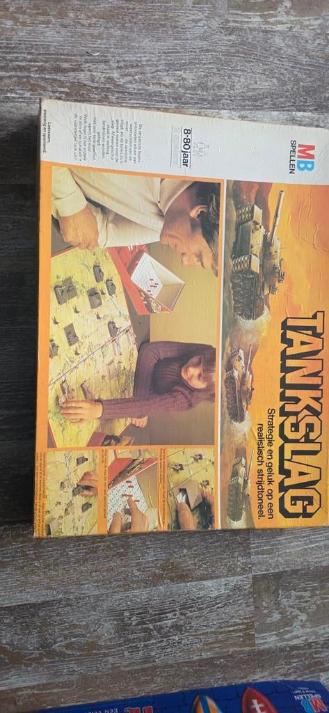 Tankslag (variant van Zeeslag), Ophalen of Verzenden, Gebruikt, MB Spellen