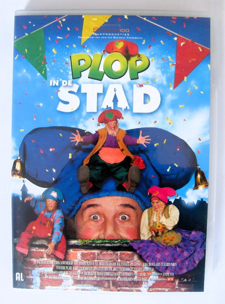 Kabouter Plop in de stad (originele dvd) studio 100, Cd's en Dvd's, Dvd's | Kinderen en Jeugd, Avontuur, Alle leeftijden, Zo goed als nieuw