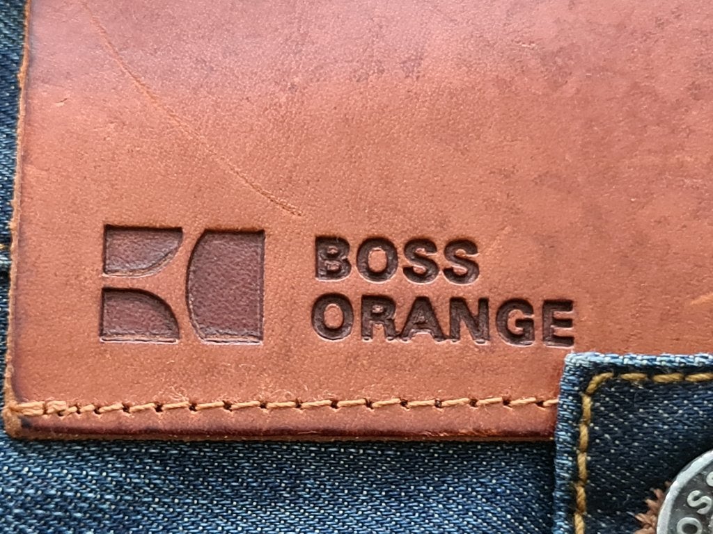 Boss Oranje spijker broek met blauwe kleur maat 36/34, Boss Oranje, Nieuw, Broek of Spijkerbroek, Verzenden