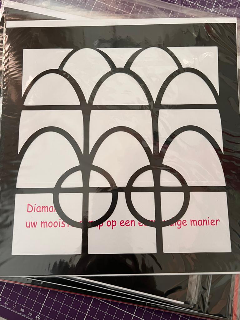 Mal voor scrapbooking nr 4, Verzenden, Zo goed als nieuw, Frame of Mal