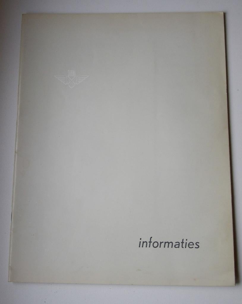Brochure 'Sabena-Informaties' uit 1961, Verzamelen, Luchtvaart en Vliegtuigspotten, Verzenden, Zo goed als nieuw, Boek of Tijdschrift