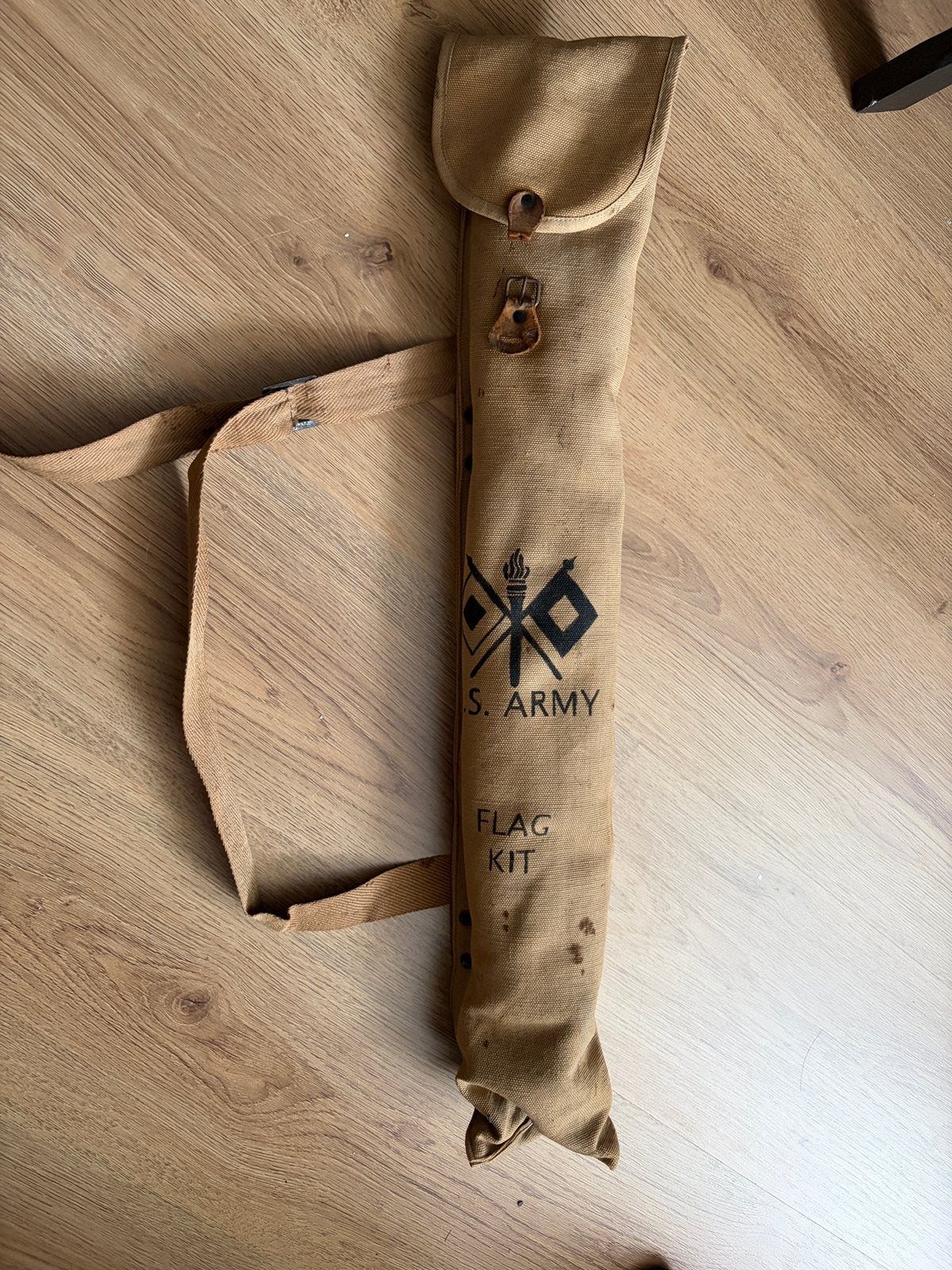 Us army wwii signal corps flag kit M 113, Verzamelen, Ophalen of Verzenden, Landmacht, Amerika, Vlag of Vaandel