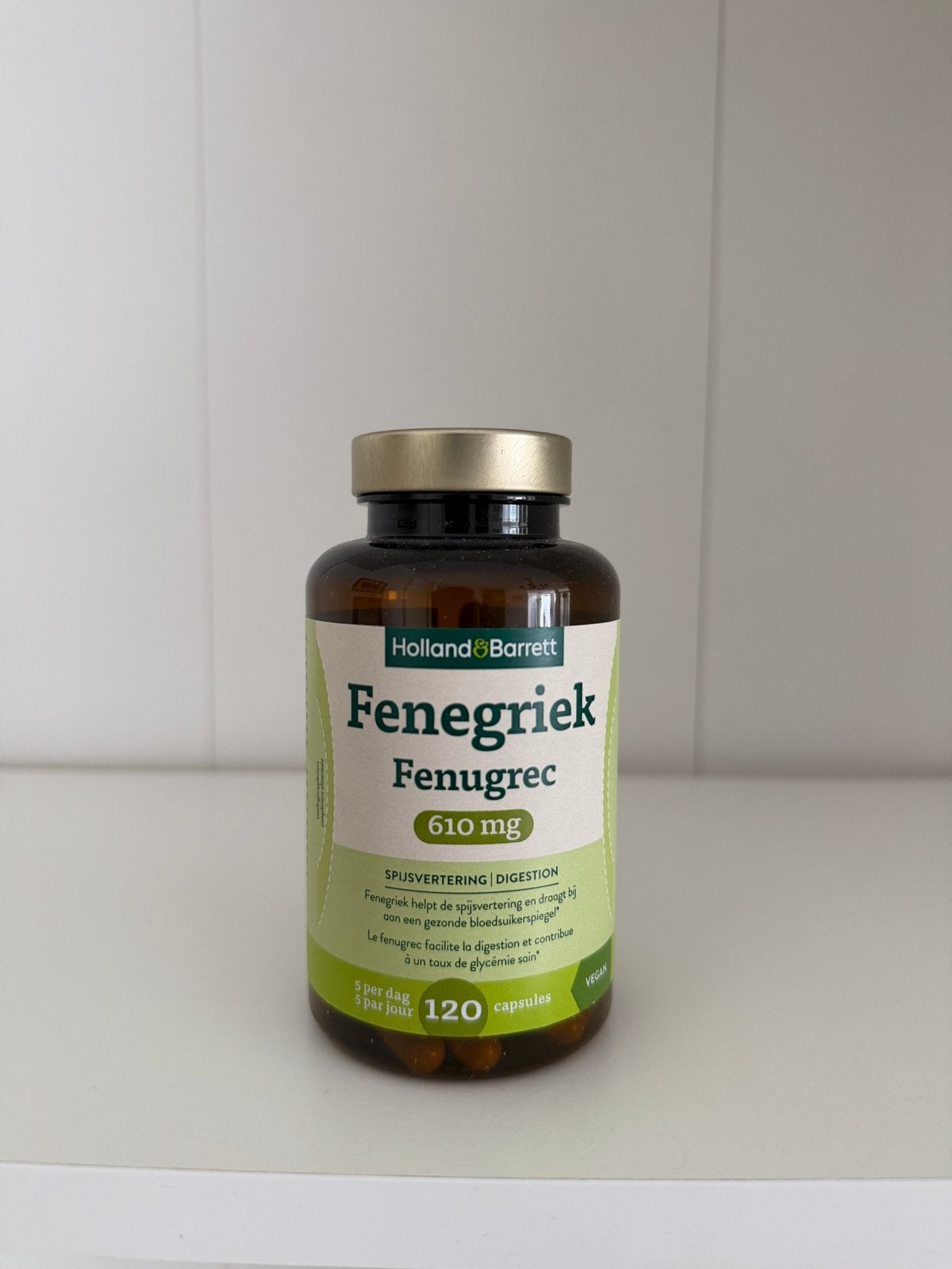 Holland & Barrett Fenegriek 610 mg - 120 capsules (Nieuw), Ophalen of Verzenden, Nieuw, Overige typen