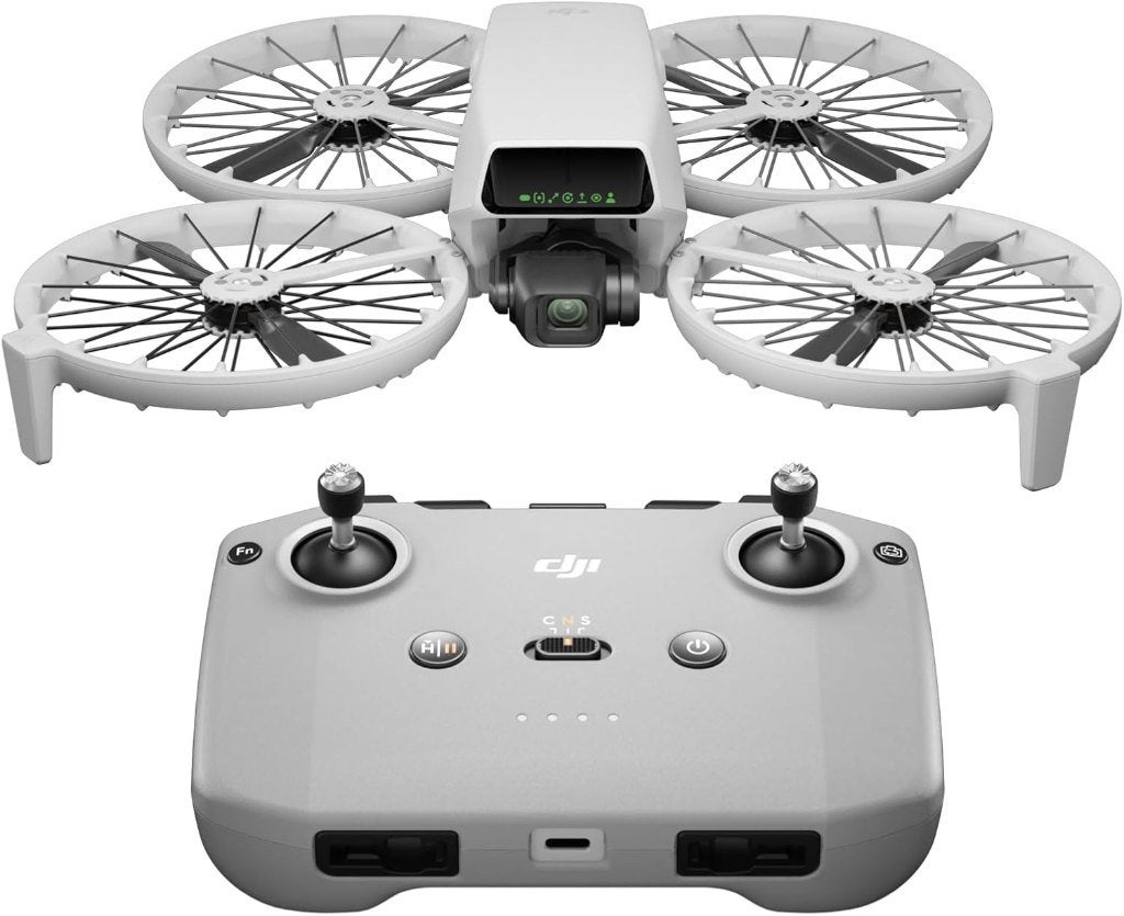 DJI Flip Drone + RC-N3, 30 tot 45 minuten, Cameradrone, 5 tot 10 kilometer, Nieuw
