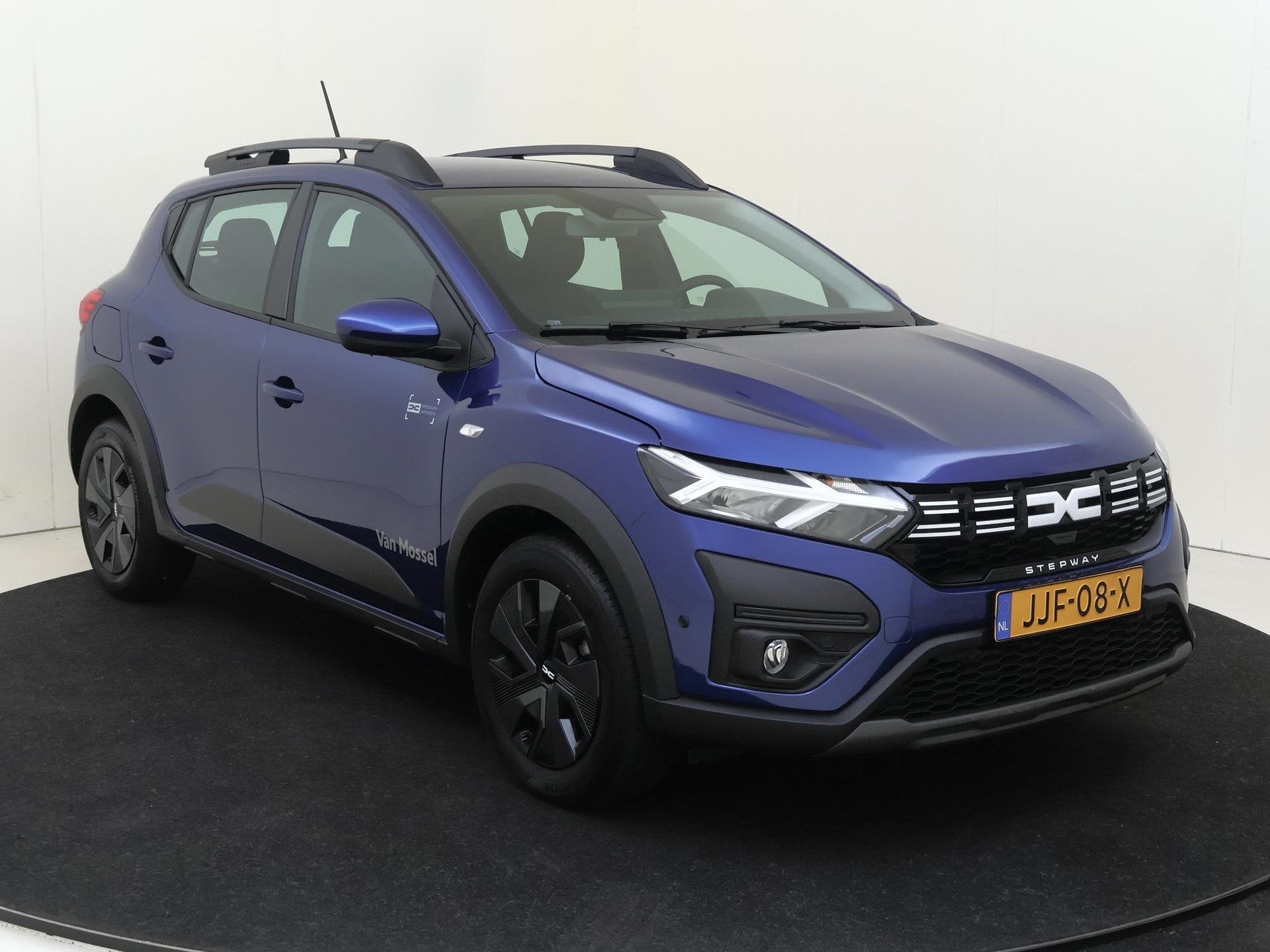 Dacia Sandero Stepway 1.1 TCe 110 PK Expression | Cruise Con, Auto's, Voorwielaandrijving, Stof, Blauw, Origineel Nederlands