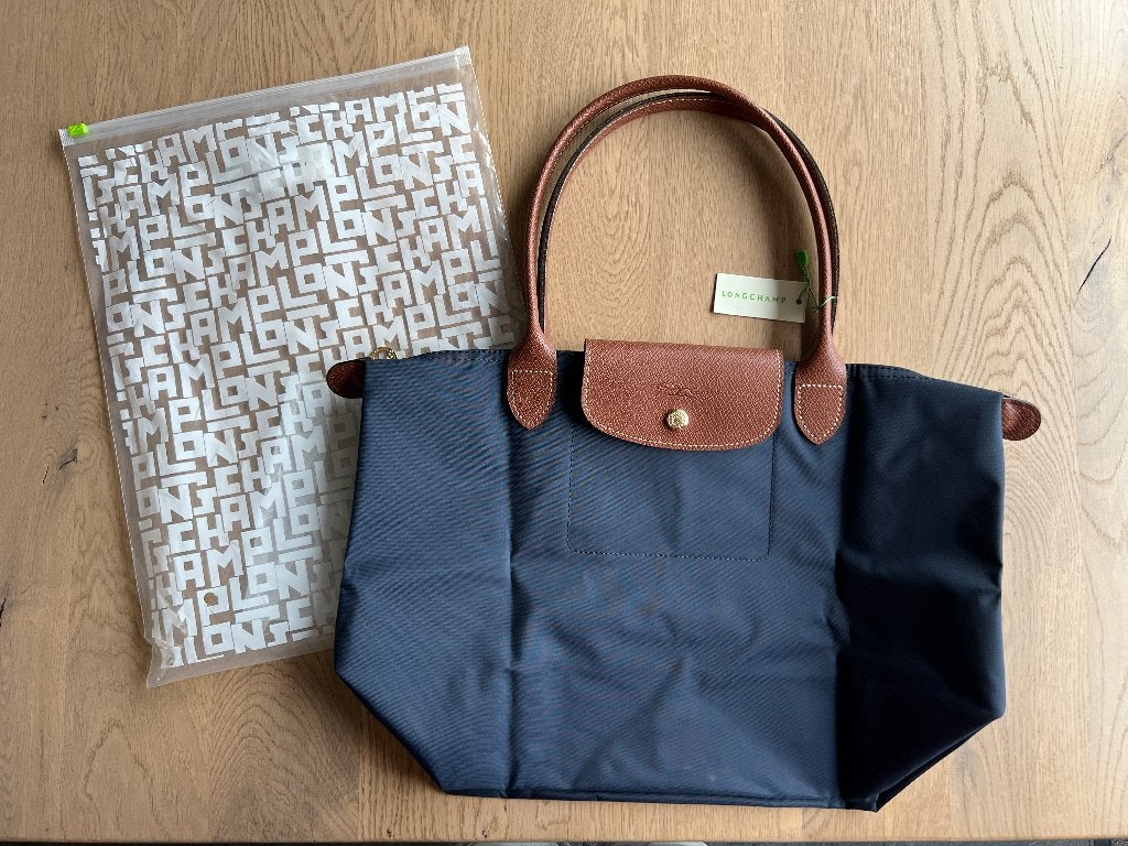 Longchamp tas, Ophalen of Verzenden, Nieuw, Blauw, Handtas