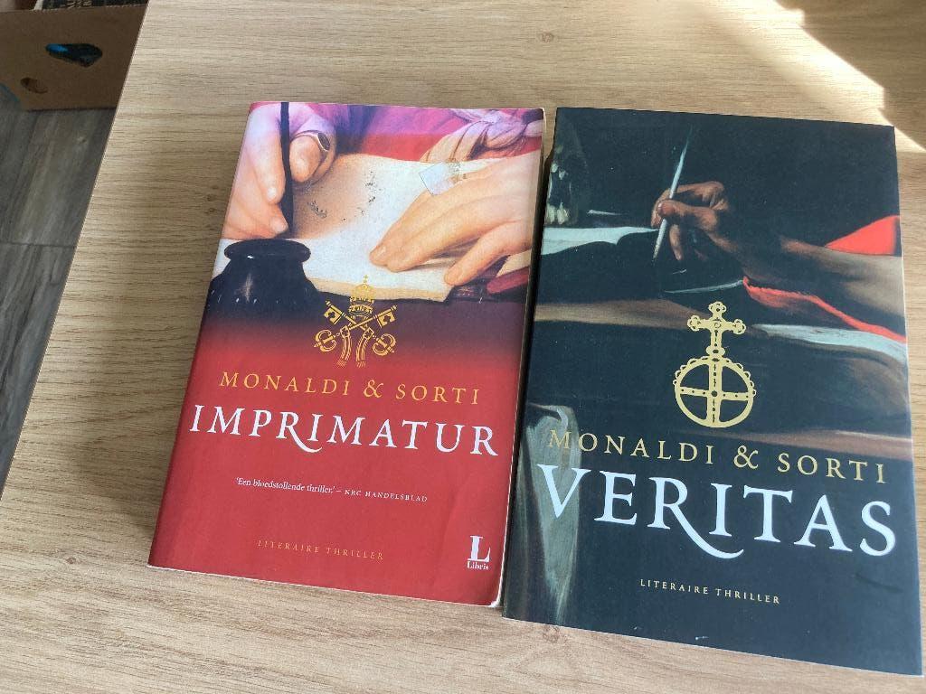 2 boeken Monaldi & Sorti, Boeken, Ophalen of Verzenden, Gelezen