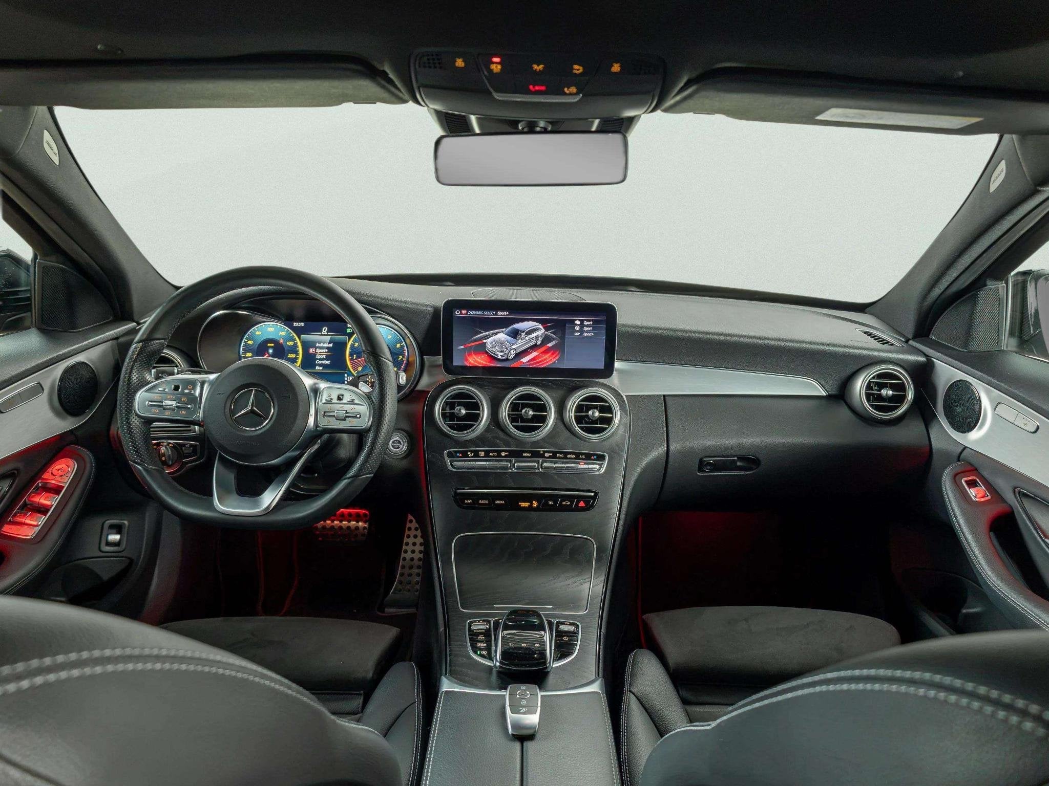Mercedes-Benz C-Klasse Estate 180 Business Solution AMG Pano, Auto's, Mercedes-Benz, Automaat, Leder en Stof, Origineel Nederlands