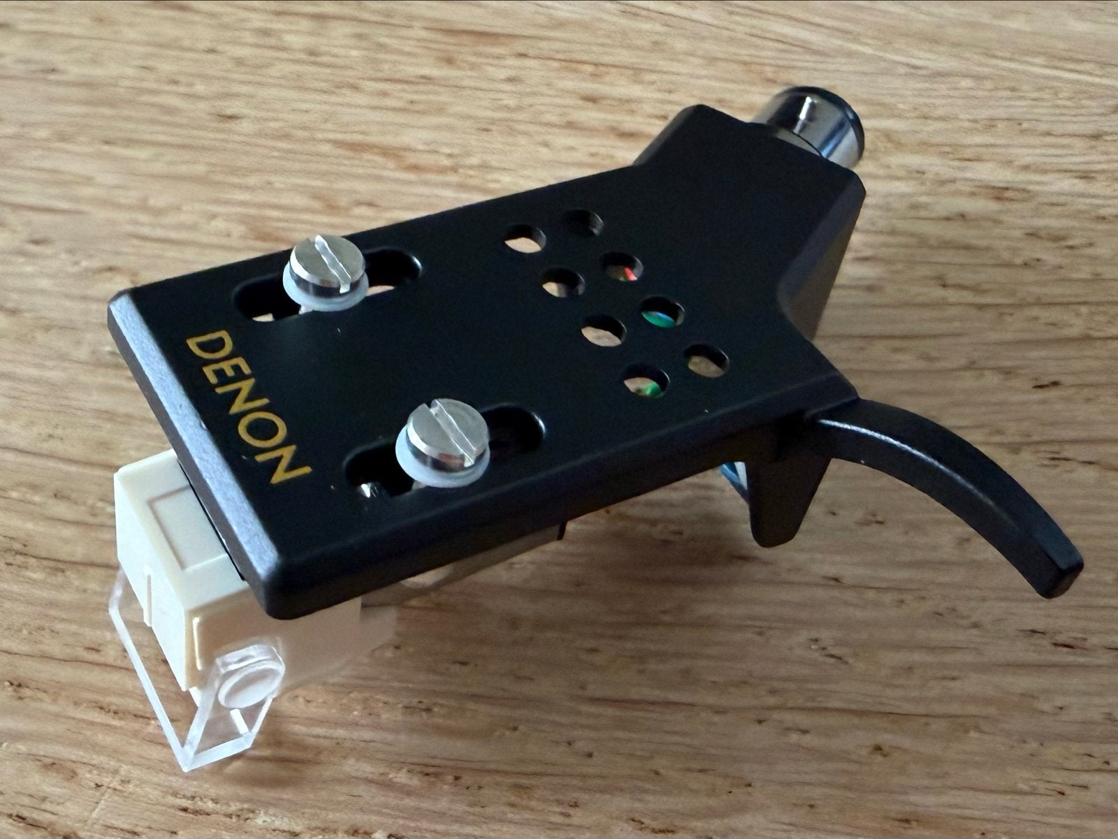 Denon cartridge met naald op elementhouder (DSN-85 MM), Ophalen of Verzenden, Zo goed als nieuw, Platenspeler-onderdeel, Overige merken