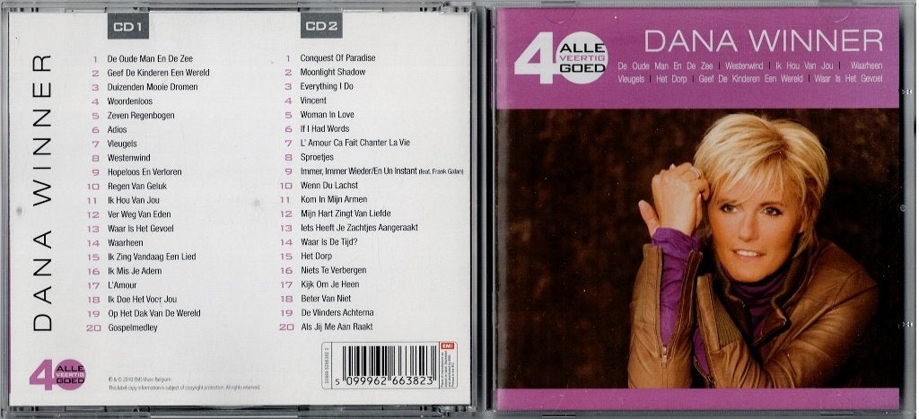 DANA WINNER ALLE 40 GOED, Ophalen of Verzenden, Zo goed als nieuw, Verzamelalbum, Nederlandstalig