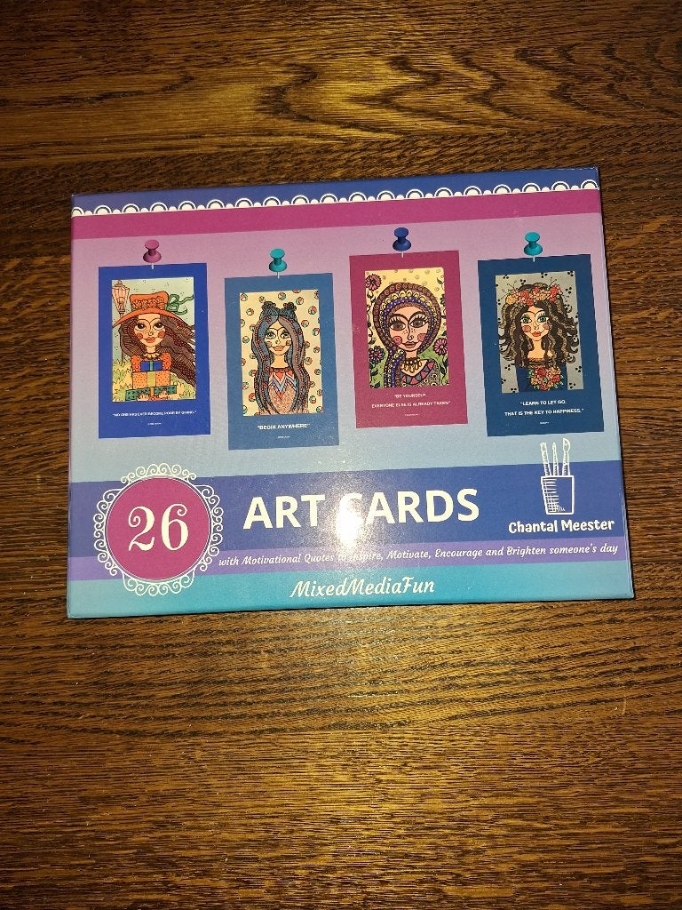 ART CARDS 26 stuks Chantal Meester Inspiratie kaarten, Ophalen of Verzenden, Zo goed als nieuw, Spiritualiteit algemeen, Overige typen