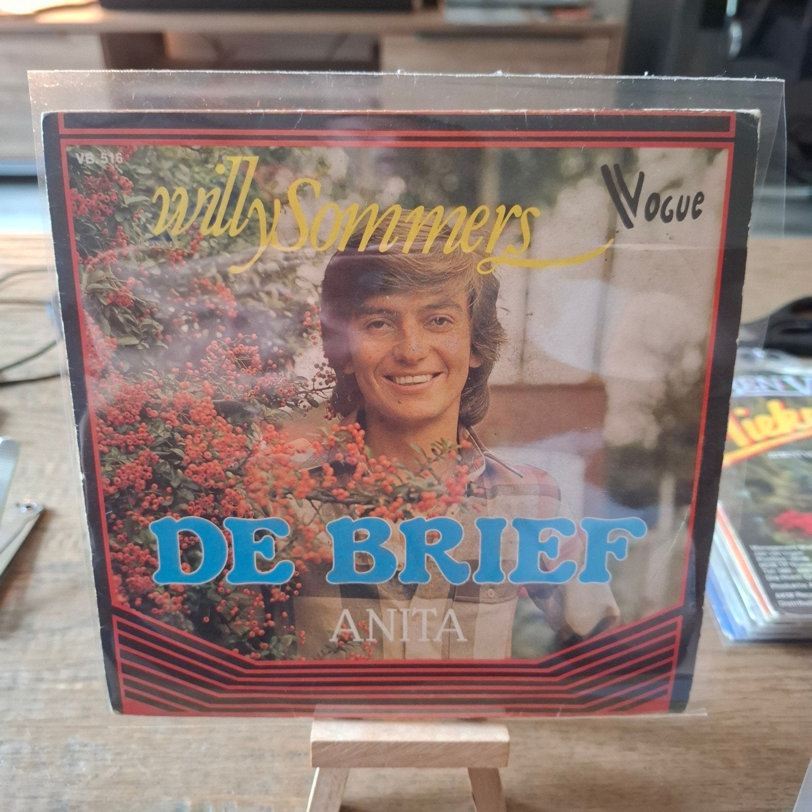 Willy Sommers - De Brief / Anita - 7 inch vinyl, Gebruikt, 7 inch, Ophalen of Verzenden, Beschermende buitenhoes