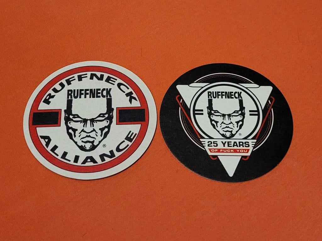 Ruffneck bierviltjes ( Thunderdome / Hardcore / Gabber ), Verzamelen, Ophalen of Verzenden, Nieuw, Viltje(s), Overige merken