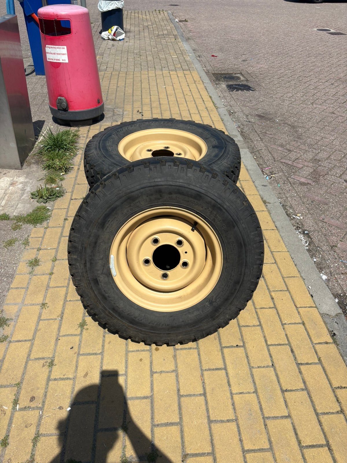 Land Rover Wielen, Ophalen, Gebruikt, 16 inch, Banden en Velgen