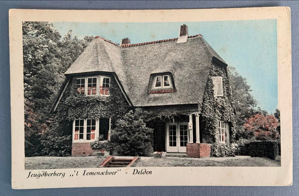 Jeugdherberg 't Iemenschoer - Delden, Ophalen of Verzenden, 1940 tot 1960, Ongelopen, Overijssel