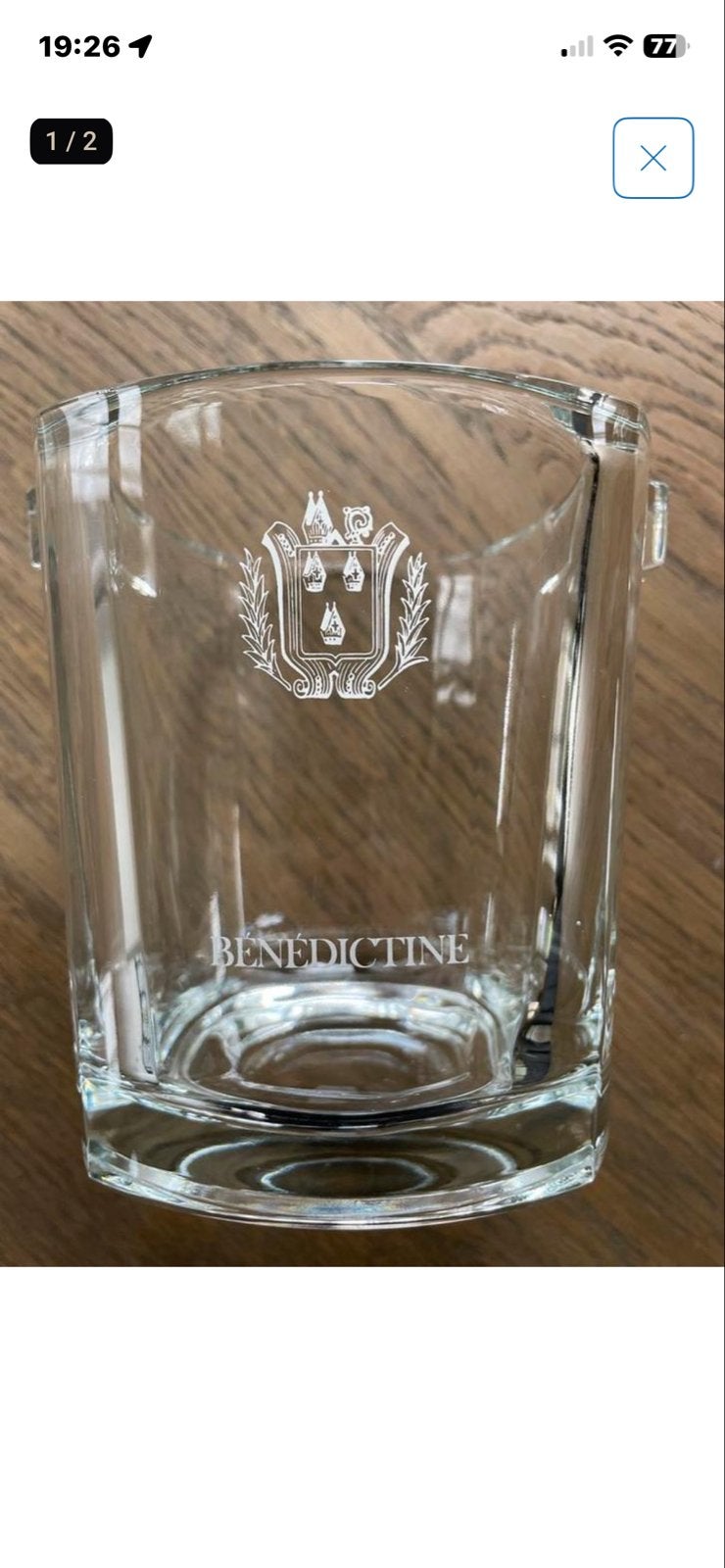 Benedictine Flessenkoeler / IJsemmer, Flessenkoeler, Glas, Ophalen of Verzenden, Zo goed als nieuw