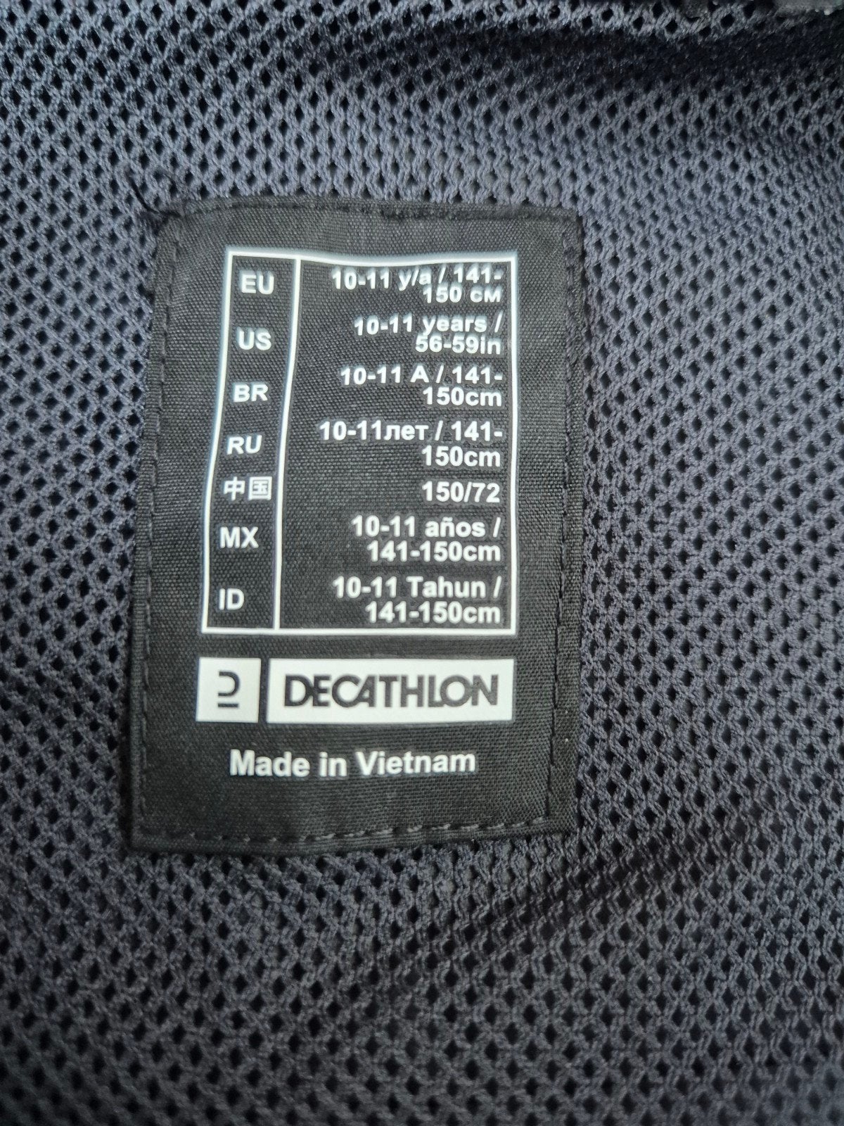 Kipsta Decathlon Windjack Regenjas Maat 141-150cm, Ophalen of Verzenden, Zo goed als nieuw, Kipsta, Jongen of Meisje