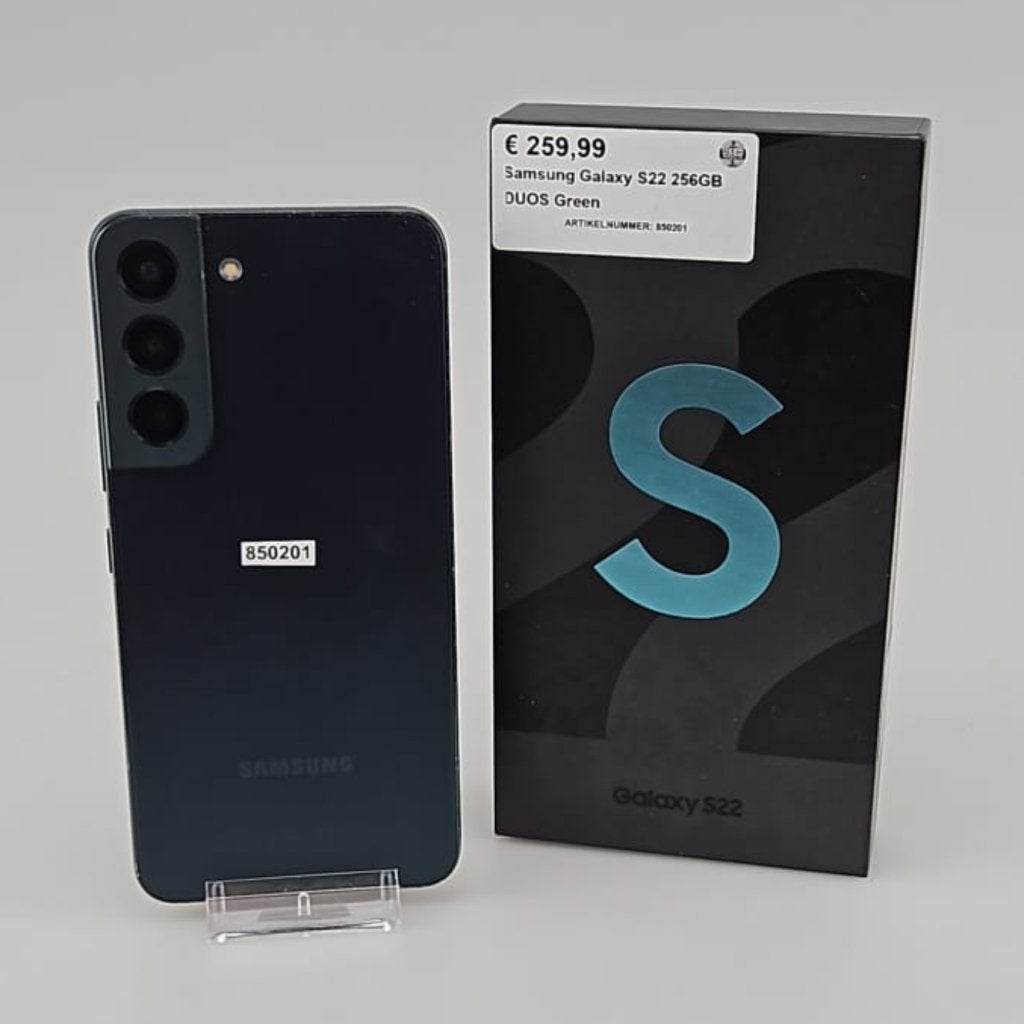 Samsung Galaxy S22 256GB DUOS Green, Telecommunicatie, Mobiele telefoons | Samsung, Samsung, Gebruikt, Support@Samsung.com, 129, Samsung-ro, Yeongtong-gu
Suwon-si, Gyeonggi-do 16677
South Korea