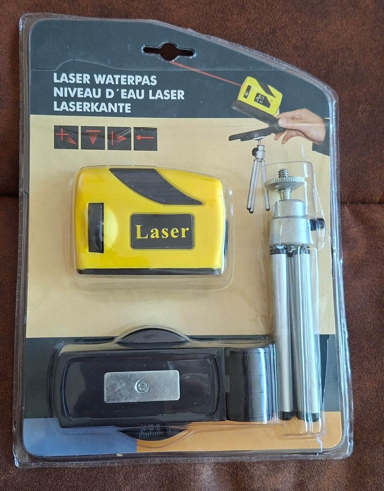 Vintage laser waterpas van Firma Dake en zn, Ophalen of Verzenden, Overige typen