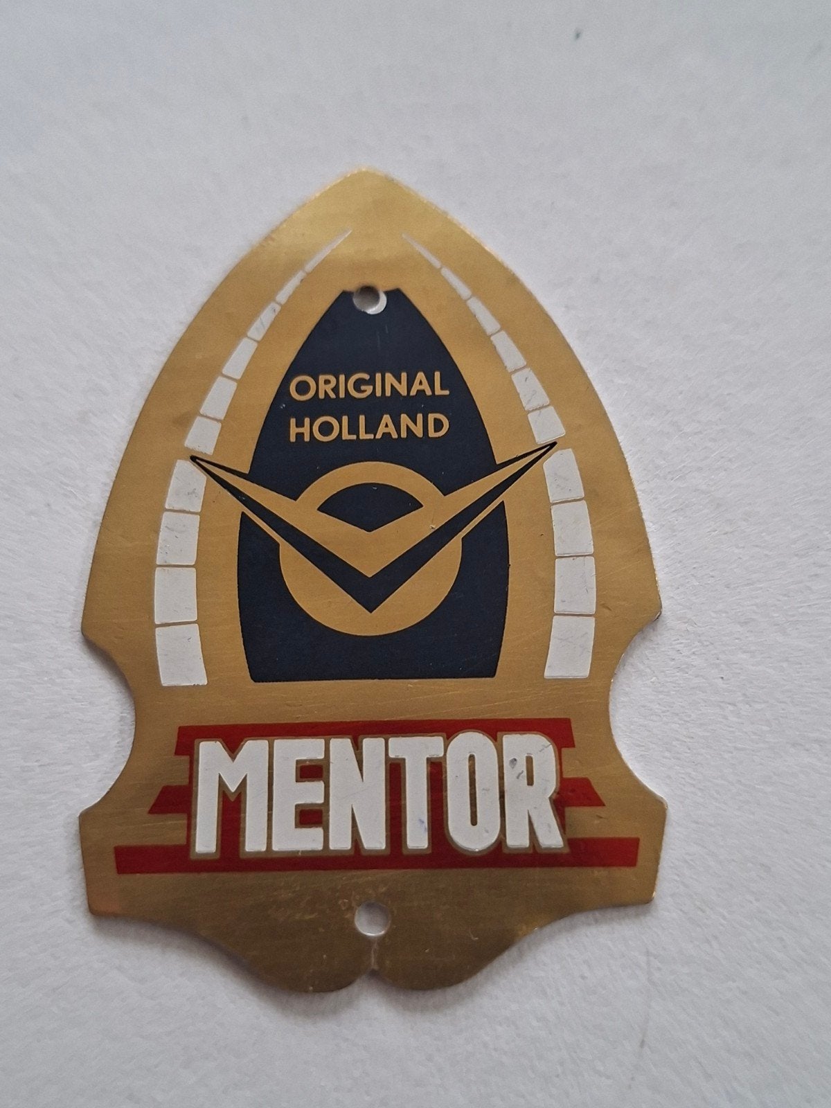 FIETSPLAATJE  MENTOR, Ophalen of Verzenden, Gebruikt