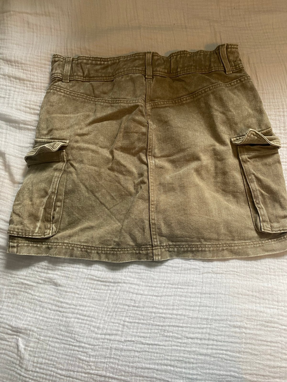 2 H&M Cargo Rokjes Maat 170 - Beige en Groen, Kleding | Dames, Ophalen of Verzenden, Zo goed als nieuw, Maat 34 (XS) of kleiner
