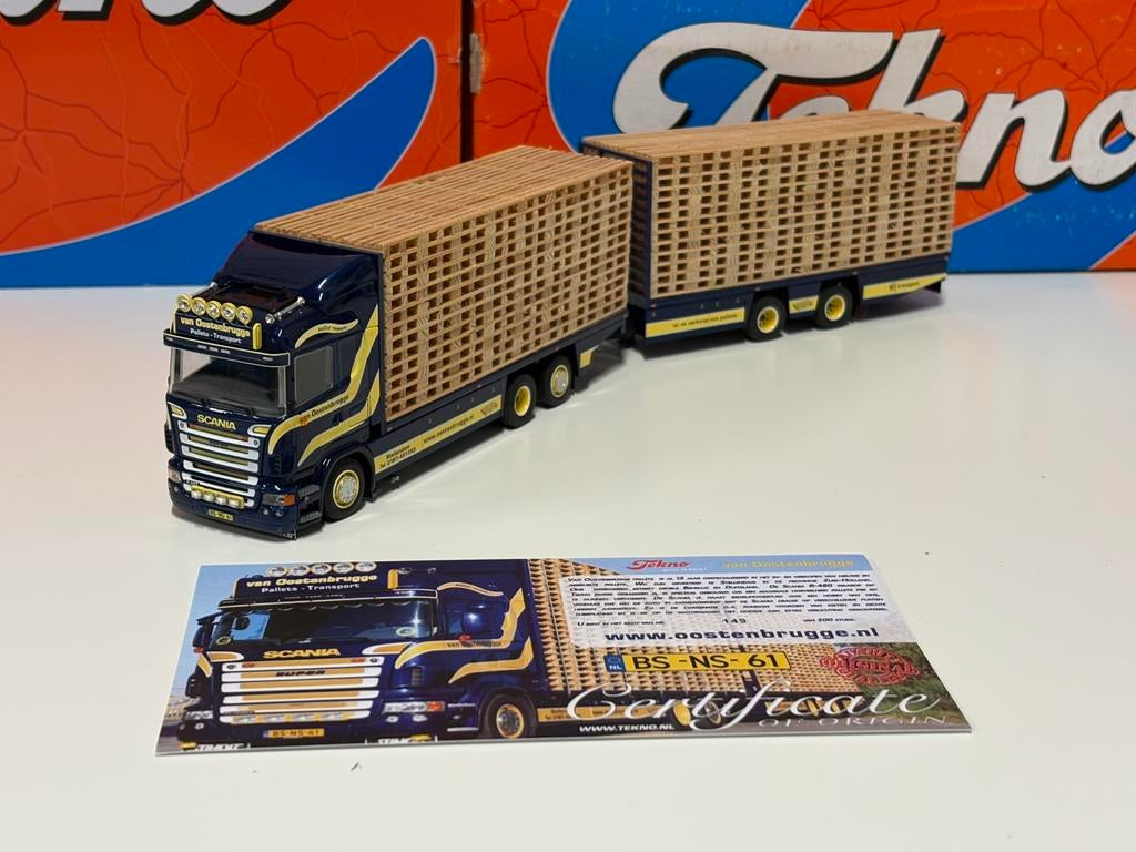 Tekno Oostenbrugge, Hobby en Vrije tijd, Modelauto's | 1:50, Ophalen of Verzenden, Zo goed als nieuw, Bus of Vrachtwagen, Tekno