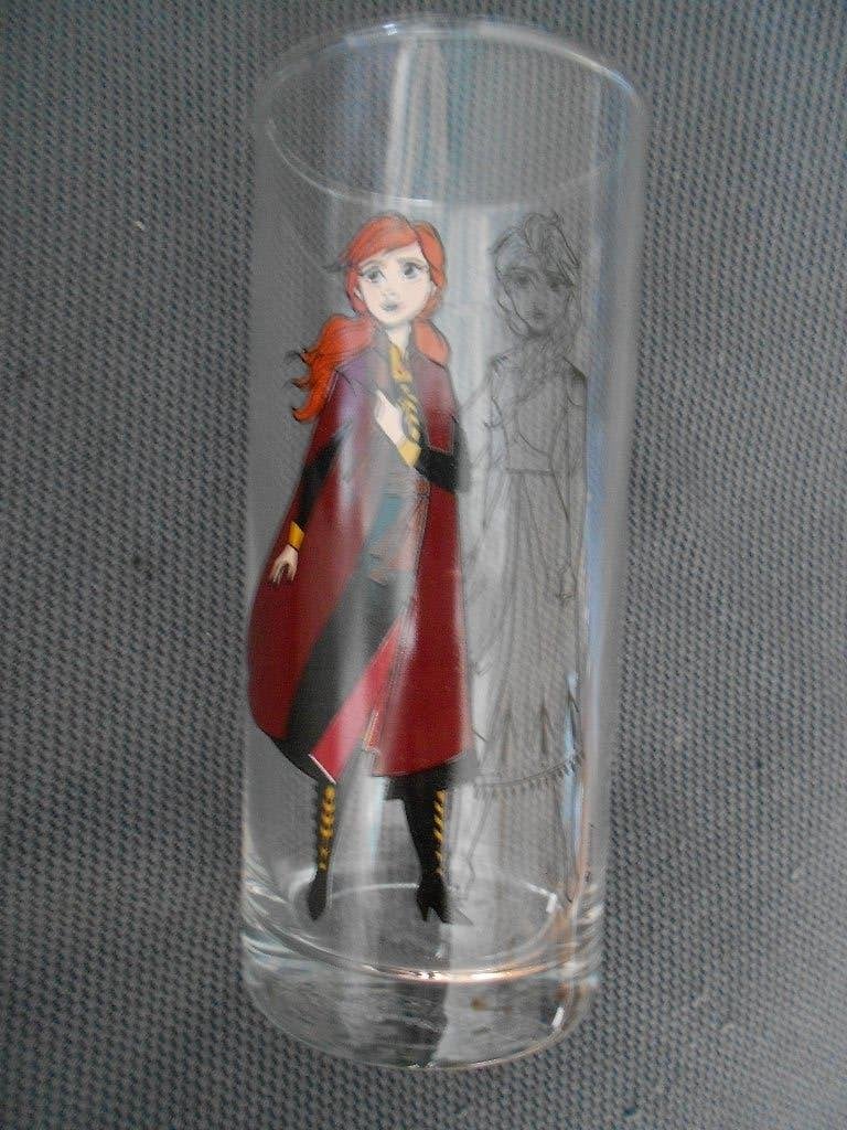 3 Frozen glazen Anna Elsa Kristoff, Ophalen, Glas of Glazen, Gebruikt, Overige merken