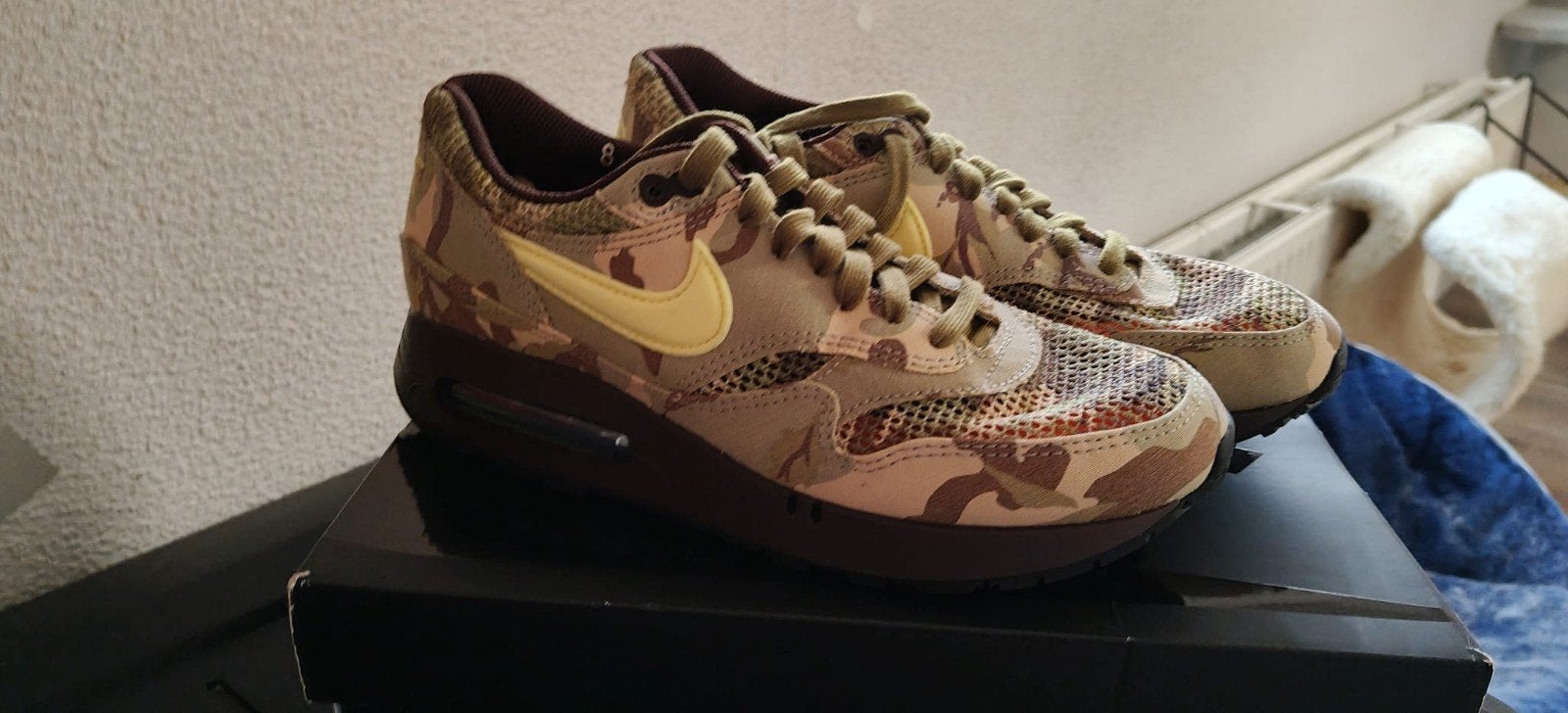 Nike Air Max 1 '86 OG "Earth / Camo Light Lemon Twist", mt41, Ophalen of Verzenden, Nieuw, Overige kleuren