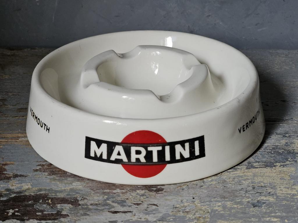 Vintage Reclame martini asbak Ragout, Gebruikt, Gebruiksvoorwerp, ., Ophalen of Verzenden