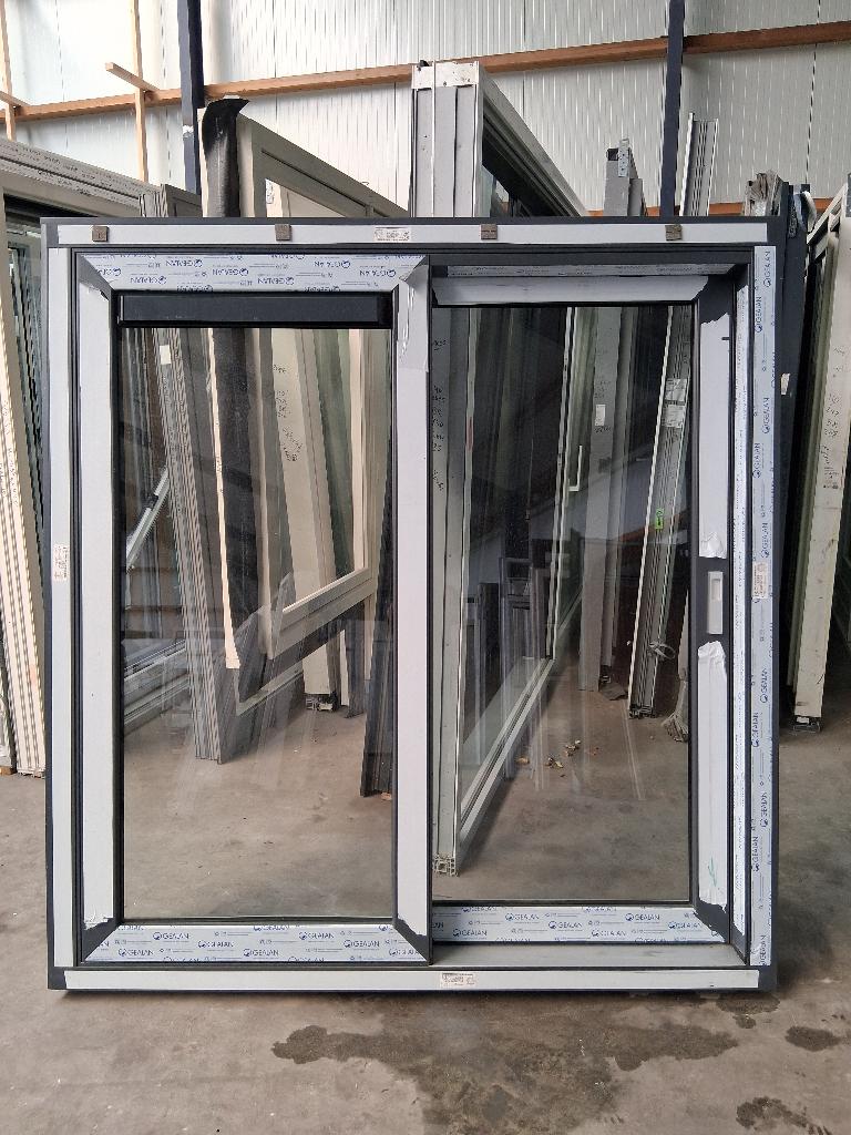 Nieuw Schuifpui Hr++ bezorgen factuur mogelijk, Kunststof, Ophalen of Verzenden, Zo goed als nieuw, 150 tot 225 cm