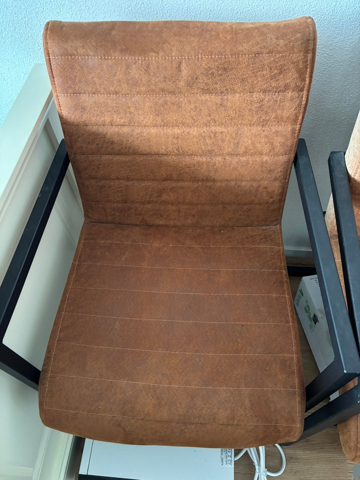 Eetkamer stoelen Stoelen 6 stuks, Ophalen, Zo goed als nieuw, 60 tot 90 cm