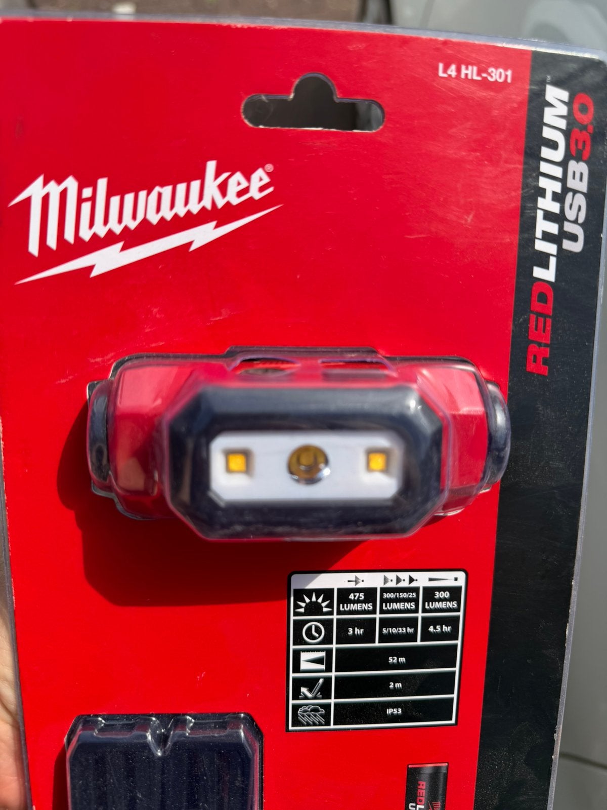 Milwaukee L4 HL-301, Ophalen of Verzenden, Nieuw, Minder dan 50 watt
