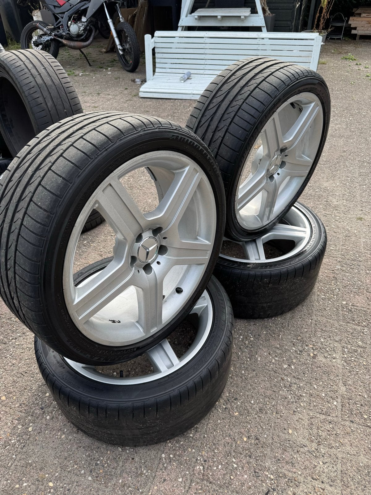 Mercedes-Benz 19 inch 5x112 velgen, Banden en Velgen, Personenwagen, Zomerbanden, Ophalen