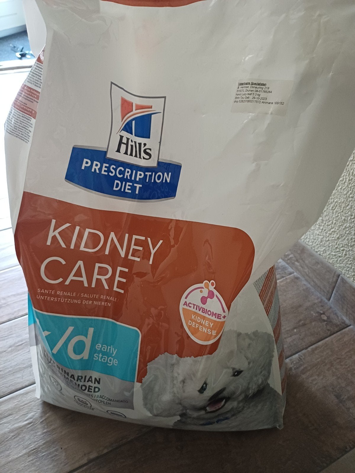 Hill's kidney Care k/d early stage hondenvoer, Ophalen, Hond