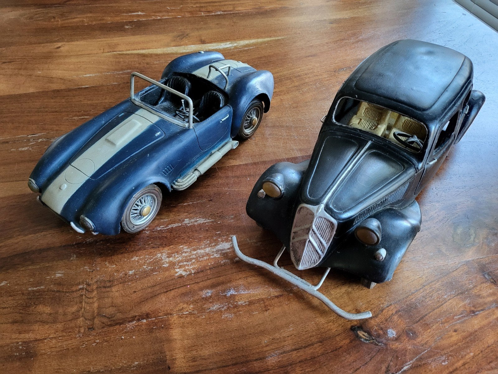 Citroën Traction en Cobra Shelby, 30 en 37 cm lang, Ophalen of Verzenden, Gebruikt, Auto