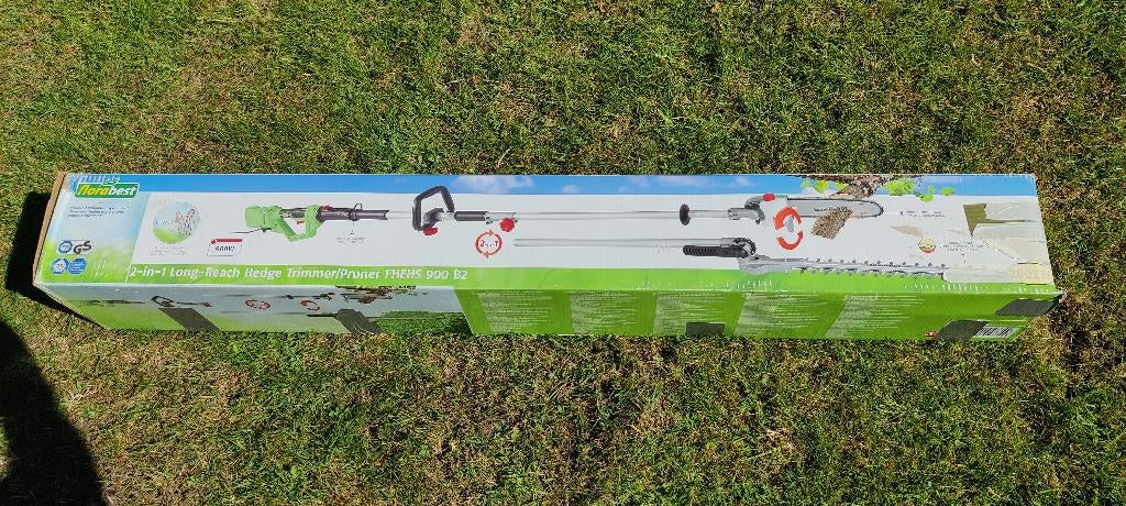 Florabest heggenschaar met lange steel, Tuin en Terras, Ophalen, Gebruikt, Elektrisch