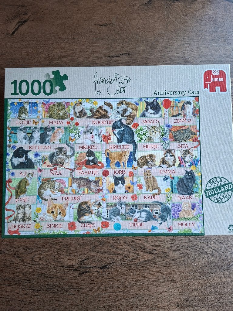 Puzzel 1000 stukjes, Ophalen, 500 t/m 1500 stukjes, Gebruikt, Legpuzzel