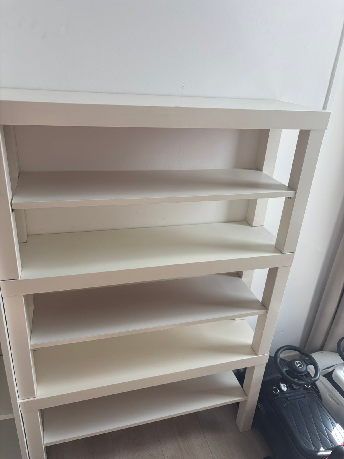 3 losse schoenenrekken ikea, Ophalen, Gebruikt