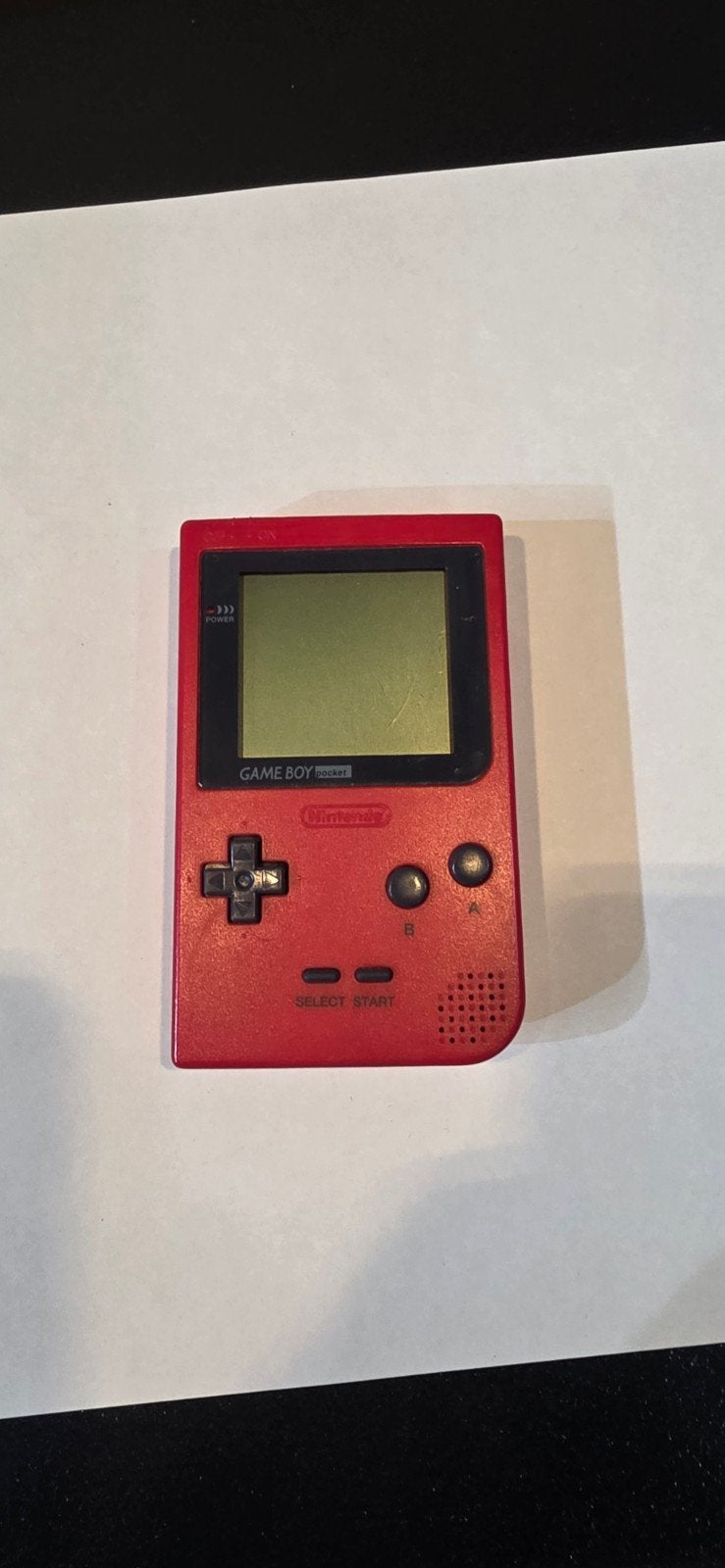 Rode Nintendo Game Boy Pocket, Spelcomputers en Games, Ophalen, Gebruikt, Game Boy Pocket