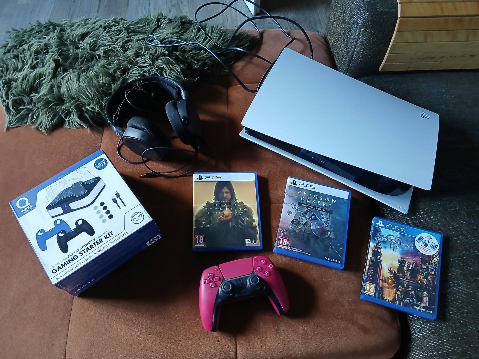 PS5 disc edition 1TB met accessoires, Spelcomputers en Games, Games | Sony PlayStation 5, Gebruikt, Ophalen