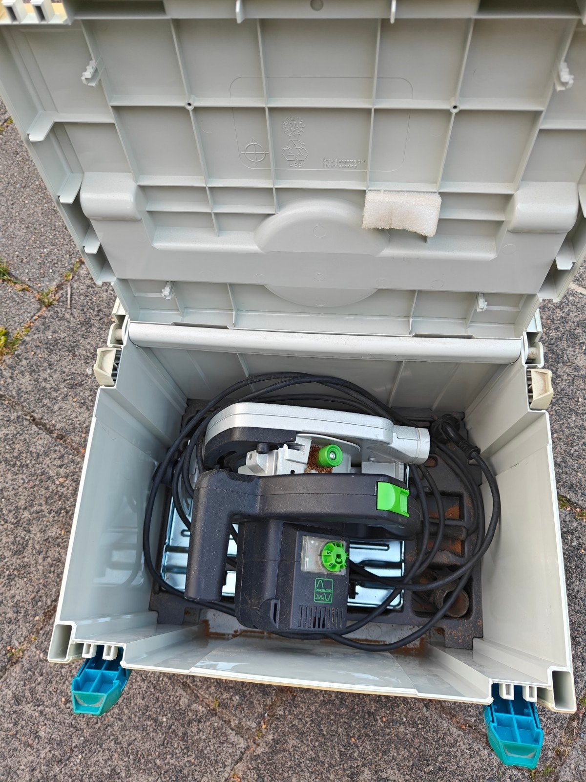 Festo ATF 55 EB/Z48-PLUS invalzaag met koffer, Ophalen, Gebruikt, Invalzaag, 70 mm of meer