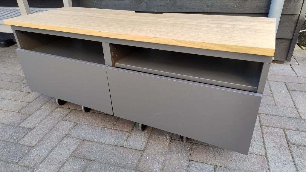 Ikea Besta Zwevend TV Meubel - Goede Staat, Huis en Inrichting, Kasten | Televisiemeubels, Ophalen, Gebruikt, 100 tot 150 cm, Minder dan 100 cm