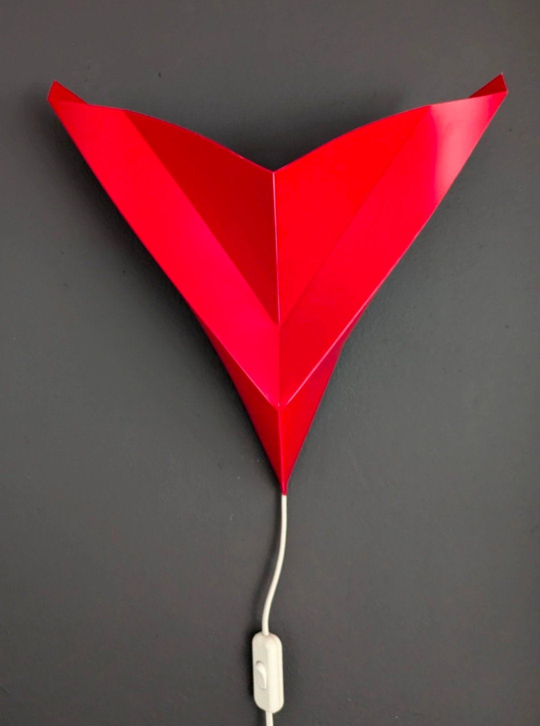 Vintage lamp IKEA, Fluga / Fly, Memphis / Retro / Pop Art/, Rood, IKEA, E14 (klein), Ophalen of Verzenden
