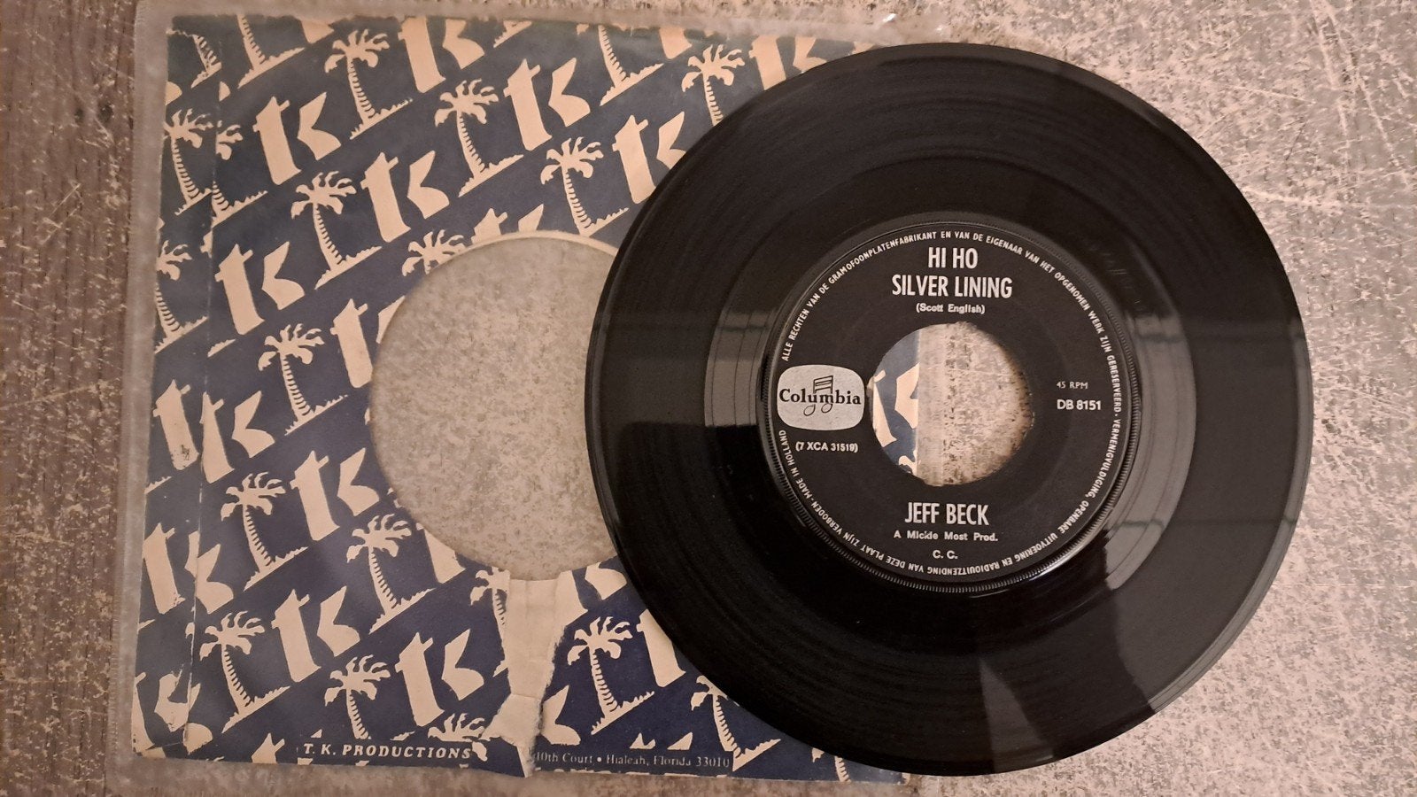 Jeff beck  - hi ho silver lining, Ophalen of Verzenden, Gebruikt, Pop