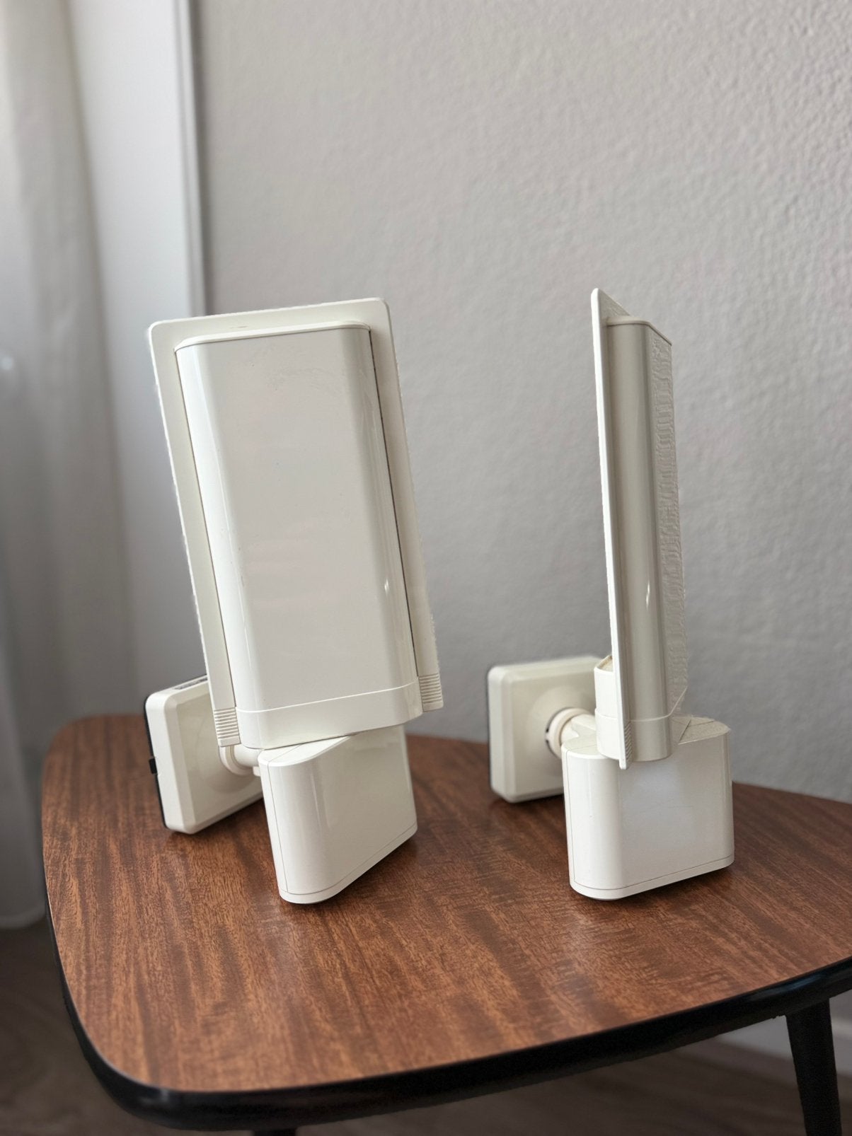 Vintage Philips ZZX 020 Space Age lampen (set van 2) ‘70/‘80, Huis en Inrichting, Lampen | Wandlampen, Ophalen of Verzenden, Gebruikt
