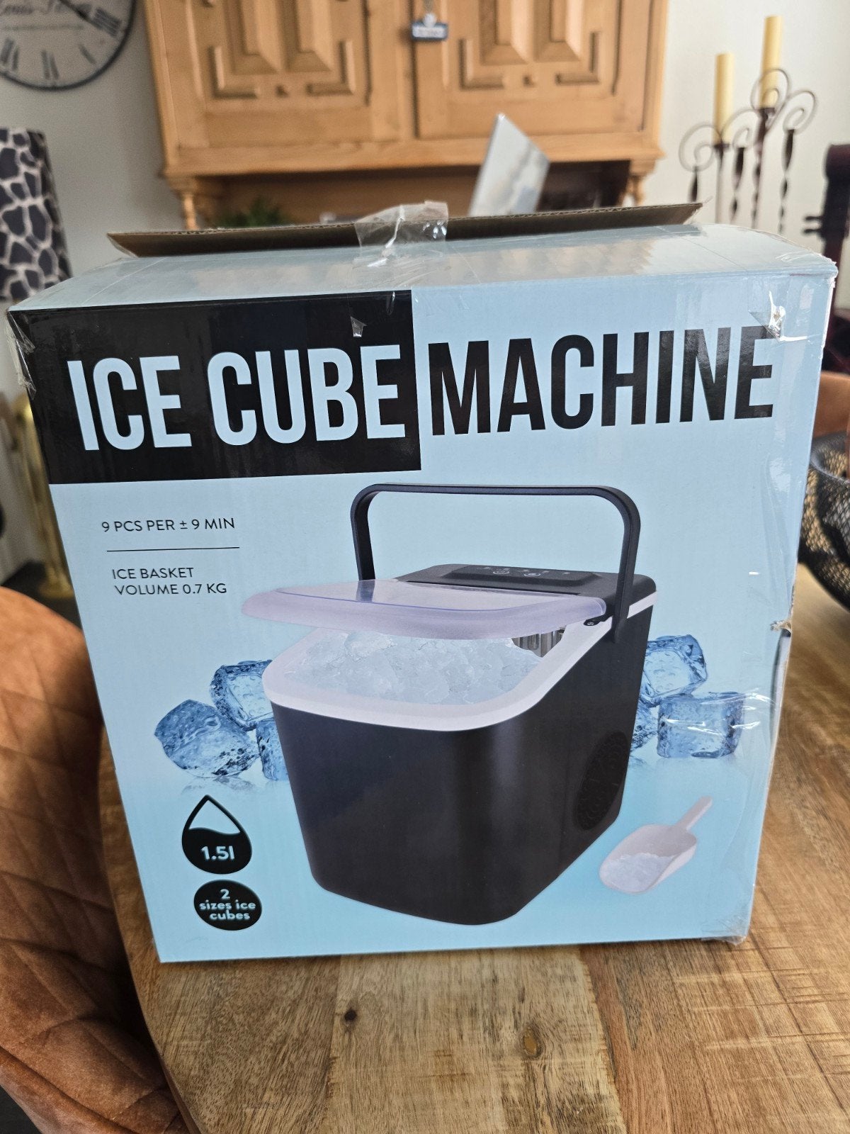Mascot IJsblokjesmachine - Zwart, Ophalen of Verzenden