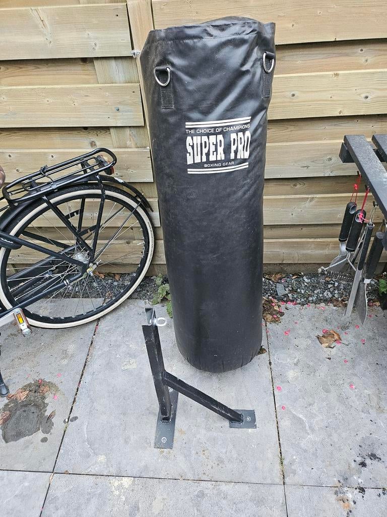 Super Pro Bokszak 130x40 cm met muurbeugel, Ophalen of Verzenden