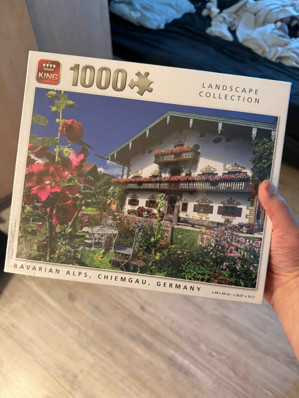 King puzzle 1000 stuks, Hobby en Vrije tijd, Denksport en Puzzels, Ophalen of Verzenden, 500 t/m 1500 stukjes, Nieuw