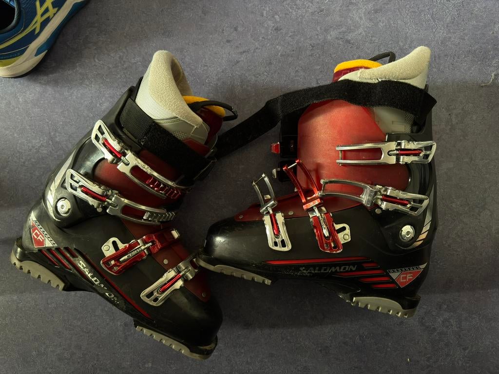 skischoenen SALOMON PERFORMA CF 7.0, My Custom fit sport, Sport en Fitness, Skiën en Langlaufen, 160 tot 180 cm, Schoenen, Zo goed als nieuw