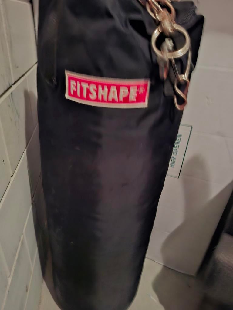 Grote bokszak van Fitshape, ketting met lichte oxidatie, Ophalen of Verzenden, Gebruikt, Bokszak